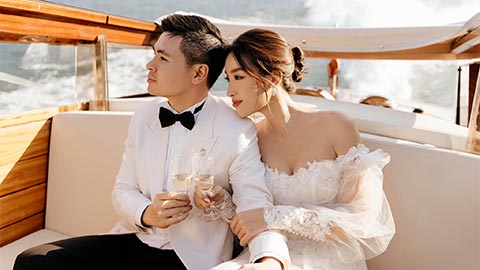 Hoa hậu Việt Nam công bố ngày cưới với con trai bầu Hiển